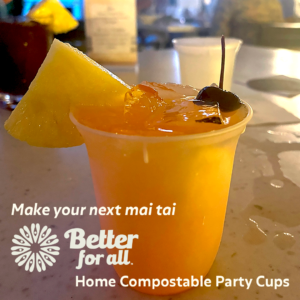 Better for All certified home compostable party cups